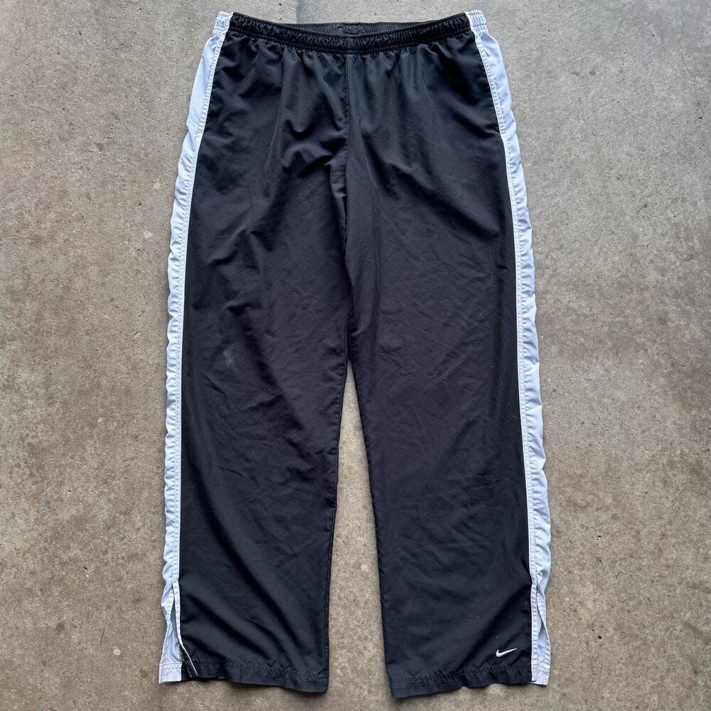 Nike Men's Black and Grey Joggers-tracksuits